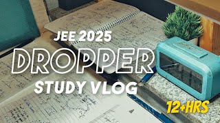 DAY 13 JEE 2025 PREPARATION AS A DROPPER 📚 jee [upl. by Strickland]