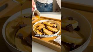 PANCAKE ALLA BANANA 🍌 Ricetta ↓ bananapancake colazione breakfast ricettedolci easyrecipes [upl. by Jit]