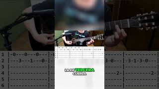 NEGRA CHACARERA  LA CHACARERA MAS FACIL  PARA TOCAR CON 2 DEDOS clasesdeguitarra tutorial tabs [upl. by Hpeseoj]