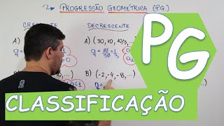 P G PROGRESSÃO GEOMÉTRICA CLASSIFICAÇÃO [upl. by Hawken]