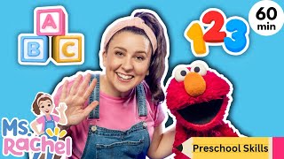 Ms Rachel amp Elmo Get Ready For School  ABC Song Numbers Colors  Toddler amp Preschool Learning [upl. by Templer207]