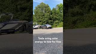 Tesla towing an ATX Surf Boat [upl. by Schilit]