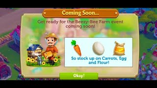 FarmVille 2 Country Escape🐝BeezyBee Farm Event COMING SOON iosgameplay farmville2 fv2 [upl. by Katrine]