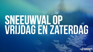 Tijdelijk sneeuwval op vrijdag en zaterdag [upl. by Komarek]