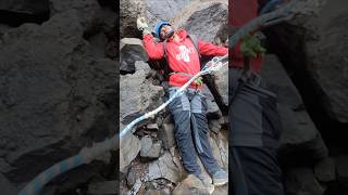 Indias BIGGEST waterfall Rapelling😳  1200 feet KALU waterfall rapelling 🙄 [upl. by Gittel829]