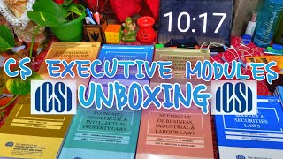 CS EXECUTIVE BOOKS UNBOXING 2025 II Cs executive June 25 ll Aashayein Song [upl. by Gosnell983]