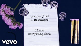 Olivia Rodrigo  stranger Official Lyric Video [upl. by Alleuqcaj]