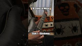 10 Styles of Metal 🤘🏼🤘🏼 shorts metal guitarist [upl. by Kernan]