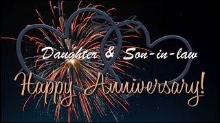 Happy Anniversary Wishes for Daughter and Son in Law [upl. by Etennaej]