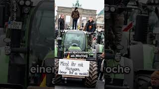 Protest von Landwirten wirkt Ampel nimmt Teil der Kürzungspläne zurück [upl. by Ynottirb]