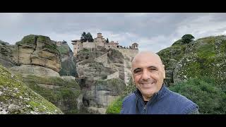 KALAMBAKA METEORA IN GREECE 🇬🇷 TODAY LAWRENCE MAST [upl. by Nythsa]