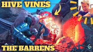 God of War Ragnarok  Glowing Red Hive Vines Sacks Chest South East The Barrens Alfheim [upl. by Akemot649]