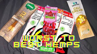 WORST TO BEST HEMP WRAPS KONG WRAP CARE PACKAGE [upl. by Eirruc]