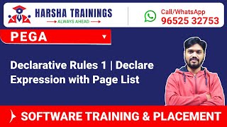 Pega Tutorials  Declarative Rules 1  Declare Expression with Page List  Call 919652532753 [upl. by Lasser]