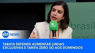 Tabata Amaral fala suas propostas para melhorar a mobilidade em São Paulo [upl. by Dorran546]