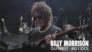 Billy Morrison Billy Idol plays his new Ciari Guitar P90 Solo [upl. by Giltzow]