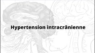 hypertension intracrânienne HIC physiopath [upl. by Annecorinne]