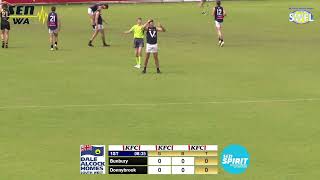 SWFL Bunbury Vs Donnybrook Mens Preliminary Final [upl. by Acceb552]