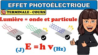 Effet photoélectrique  PHYSIQUE  TERMINALE [upl. by Merri]