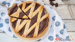 Crostata al cioccolato  Ricettait [upl. by Nidroj]