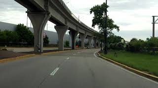 St Louis Lambert International Airport Access Road outbound [upl. by Shaver986]