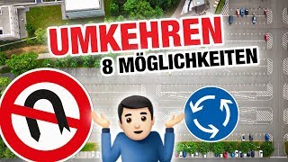 Grundfahraufgabe PKW 8 Möglichkeiten zum Umkehren 🤔  Fischer Academy [upl. by Enos]