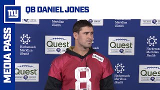 Daniel Jones Addresses the Quarterback Change  New York Giants [upl. by Atlee]