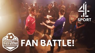 Leicester vs Nottingham Forest HILARIOUS Fan Battle  The Real Football Fan Show [upl. by Llerrat305]