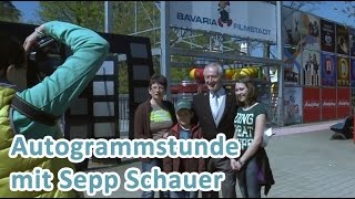 Überraschungsgast Sepp Schauer in der Bavaria Filmstadt [upl. by Idner]