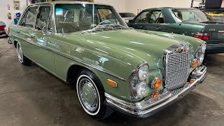 1973 MercedesBenz 280SE 45 All original 13500 miles from new Exterior video 103124 [upl. by Fabio]