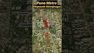 Pune Metro  HinjewadiShivajinagar metro pune shorts short viralvideo shivajinagar [upl. by Landry515]