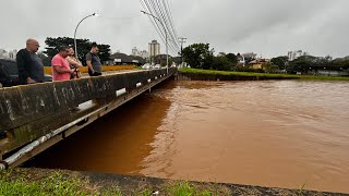 2 parte Cheia do Rio Dos Sinos São Leopoldo [upl. by Yrrem]