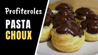 PROFITEROLES CON CREMA PASTELERA  ALE DE NAVA [upl. by Kalvn]