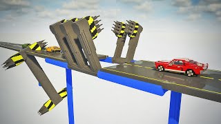 Cars vs Spikes Trap challenge  Teardown [upl. by Wallace]