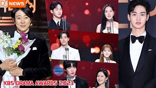 KBS Drama Awards 2023 🏆 Rowoon Top Excellence and Choi Soo Jong win Daesang [upl. by Pergrim]