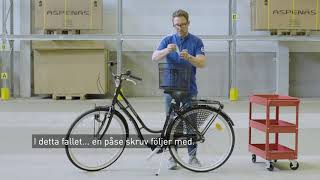 Cykelmontering Standardcykel Grund [upl. by Vorfeld]