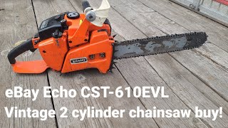 eBay Buy Echo CST610EVL 2 cylinder Chainsaw [upl. by Ettenim]