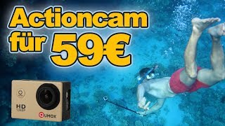 Qumox sj4000 ActionCam Review [upl. by Eednim]