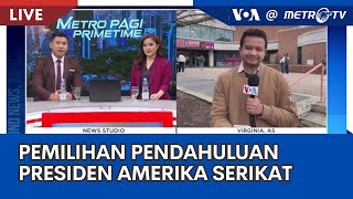 Laporan VOA untuk Metro TV Pemilihan Pendahuluan Presiden Amerika Serikat [upl. by Damaris907]