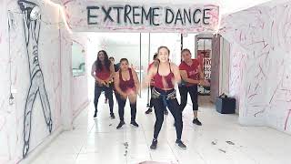 La Cortina Cumbia coreografía Ericka López EXTREME DANCE CHAPALA [upl. by Ecnatsnok]