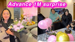 Advance 1M surprise from Dubai 😍 Sitara Yaseen vlog [upl. by Erdnaid]