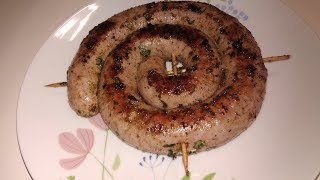 SALCHICHA PARRILLERA  SAUCISSE GRILLÉE  GRILLED SAUSAGE [upl. by Paul245]