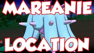 Mareanie Location Pokemon In Pokemon Sun and Moon  How To Get Mareanie [upl. by Egoreg]