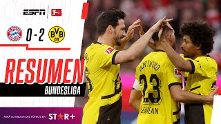 ¡VICTORIA HISTÓRICA DEL DORTMUND EN EL CLÁSICO ALEMÁN  B Munich 02 B Dortmund  RESUMEN [upl. by Raffin308]