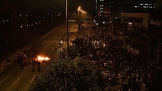 Proteste in São Paulo Erst friedlich später gewaltsam [upl. by Oika219]