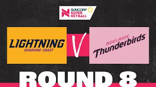 Lightning v Thunderbirds  SSN 2022 Round 8  Full Match  Suncorp Super Netball [upl. by Kirtley]