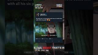 Six Tails Utakata Vs Pain Edit 🥵🔥  pain naruto anime viral [upl. by Rimola]