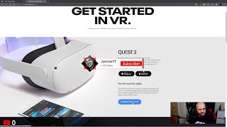 First Time Set Up Oculus Quest 2 Air Link with Your PC  Wireless VR Gaming [upl. by Aldarcy]