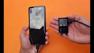 Samsung Galaxy A20  Battery Charging Test  HD [upl. by Ytok154]