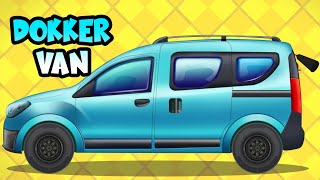 Dokker Van  More Vehicle Cartoon Videos for Kids [upl. by Aehs]